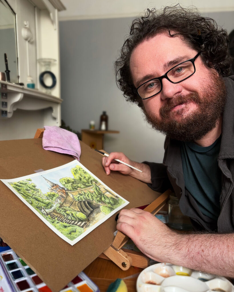 Seamus, the artist behind Shimmus Studios.